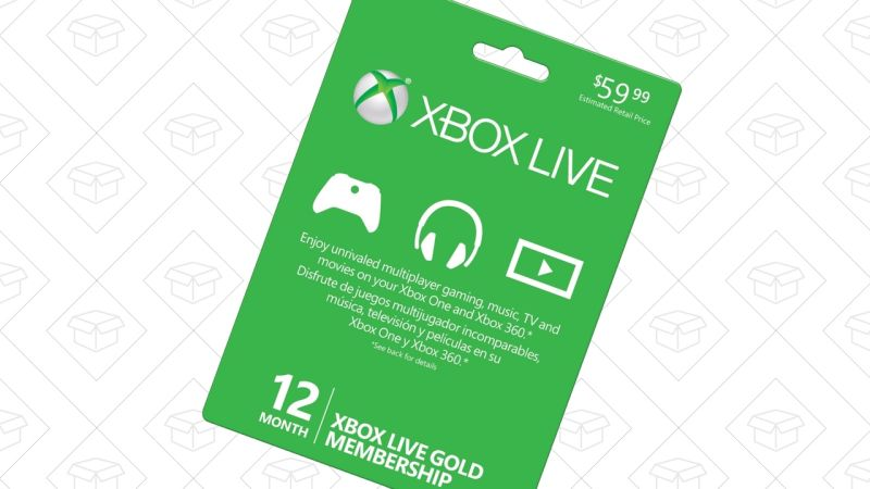 Xbox Live Gold | $45 | eBay